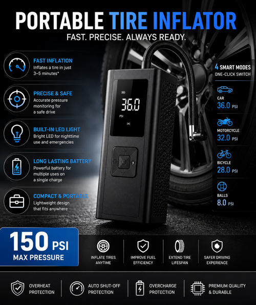 Portable Tire Inflator